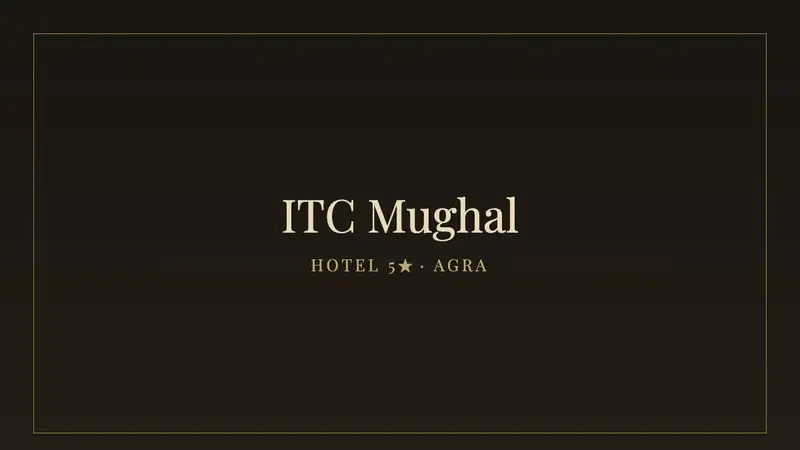 ITC Mughal — Hotel 5★ estándar · Agra