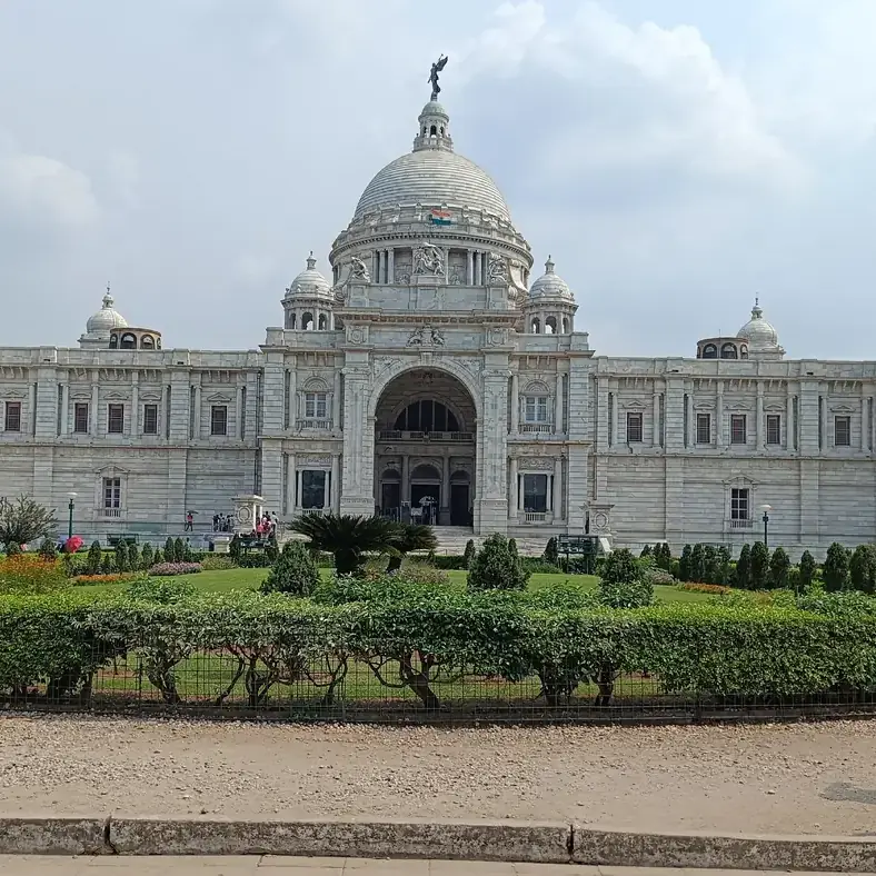 El Victoria Memorial de Calcuta y sus jardines
